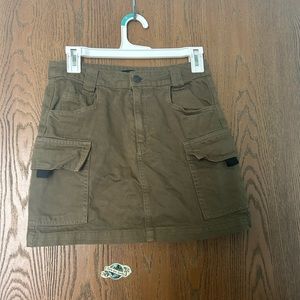 Forever 21 Cargo Jean Skirt